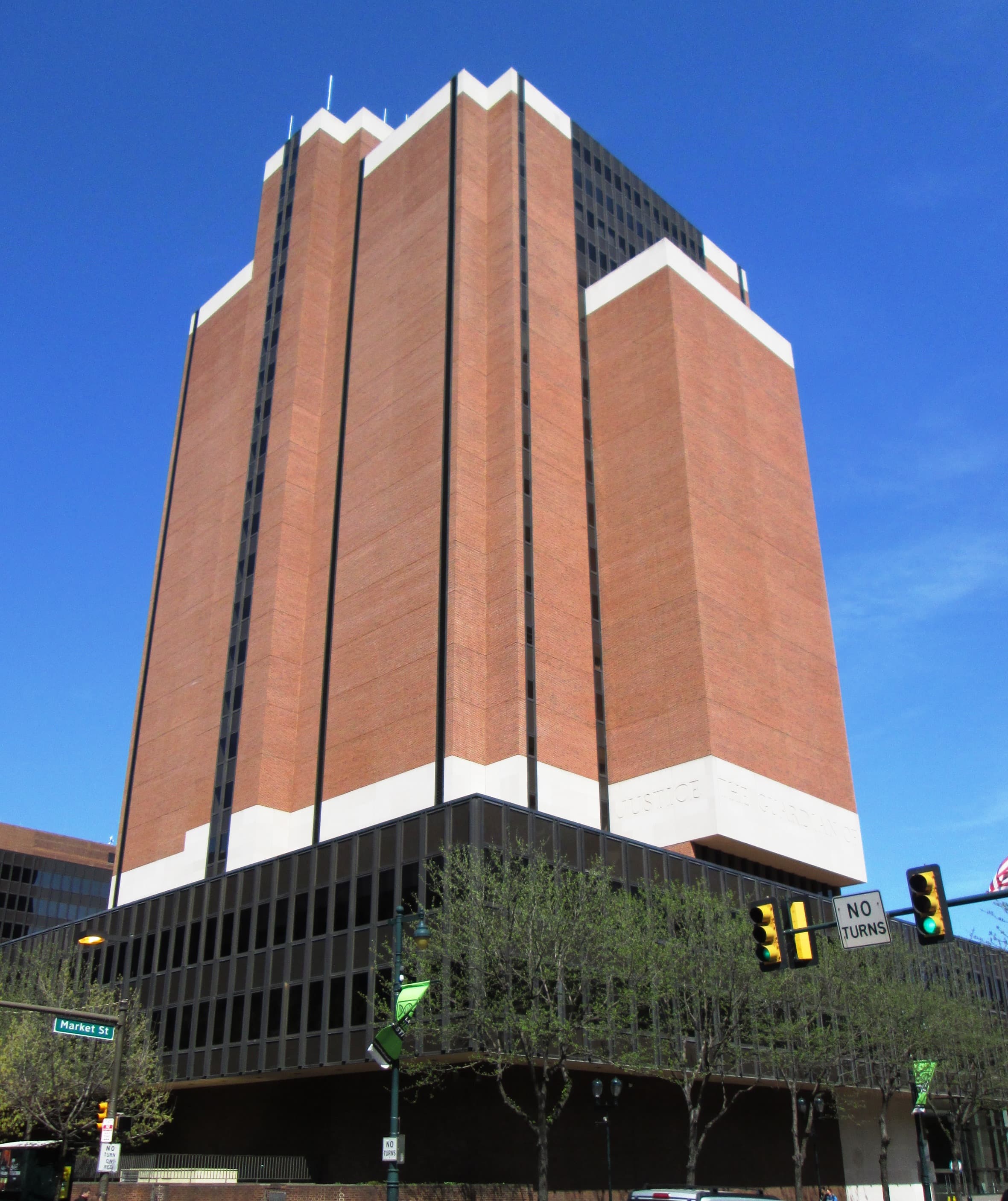 The James A. Byrne United States Courthouse in Philadelphia, seat of the U.S. Court of Appeals for the Third Circuit, where Apple v. Franklin was decided in 1983