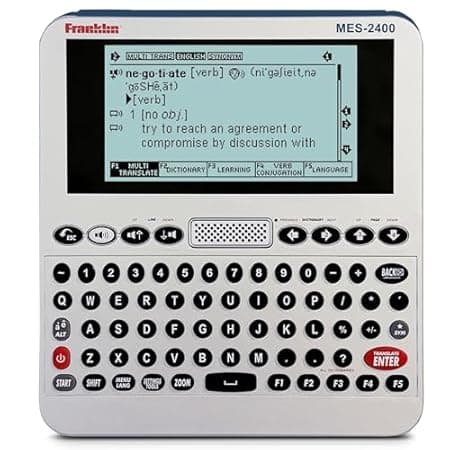 Franklin MES-2400 multi-language talking dictionary and translator
