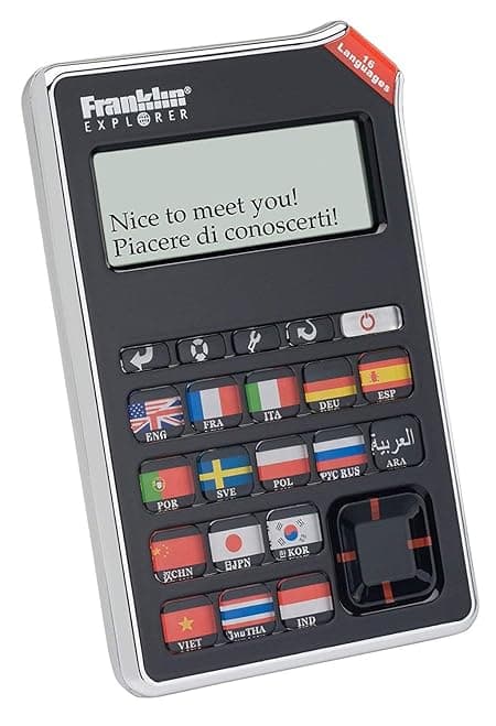Franklin EST-4016 sixteen-language speaking phrase translator