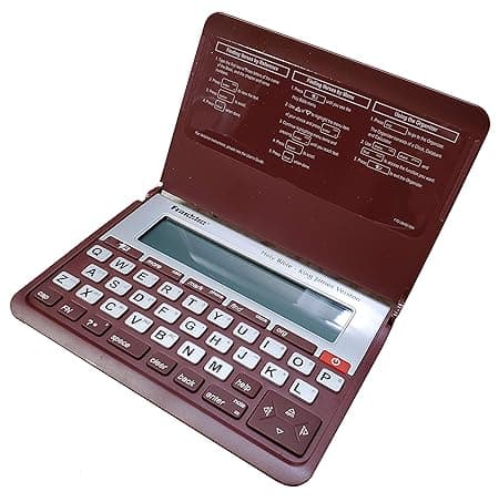 Modern Franklin KJV electronic Bible — same product family launched in 1989